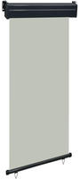 Balkon-seitenmarkise 105x250 Cm Grau Vidaxl