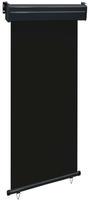 vidaXL Balkon-Seitenmarkise 105x250 cm Schwarz