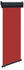 vidaXL Balkon-Seitenmarkise 60×250 cm rot (48403)