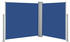 vidaXL Ausziehbare Seitenmarkise 120x600 cm blau