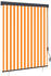 vidaXL Außenrollo 140x250 cm orange/weiß (145969)