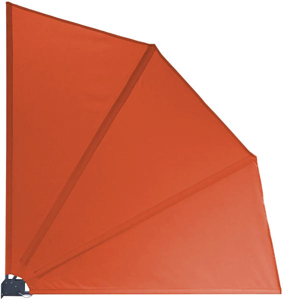 Grasekamp Sichtschutzfächer Premium 140 x 140 cm orange