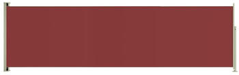 vidaXL Seitenmarkise Ausziehbar 180x600cm rot (317967)