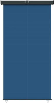 vidaXL Balkon-seitenmarkise 170x250cm Blau