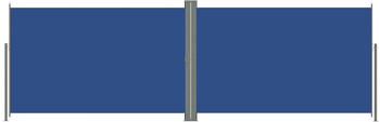 vidaXL Seitenmarkise Ausziehbar 220x600cm Blau