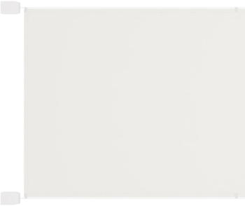 vidaXL Senkrechtmarkise 300x270cm Oxford-Gewebe Weiß