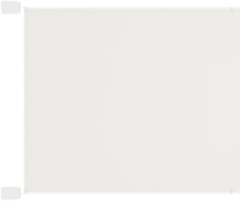 vidaXL Senkrechtmarkise 300x360cm Oxford-Gewebe Weiß