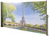 Garden Pleasure Seitenmarkise Motiv Paris 160x300cm Silbergrau