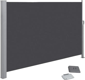 Songmics Seitenmarkise 180x450cm rauchgrau (GSA589G01)