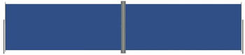 vidaXL Seitenmarkise Ausziehbar 220x1000cm Blau