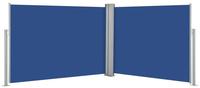 vidaXL Retractable side curtain 100 x 1000 cm blue