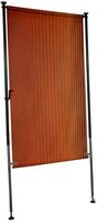 Angerer Freizeitm&ouml;bel Klemm-Senkrechtmarkise "Nr. 100" orange/braun, BxH: 150x225 cm