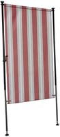 Angerer Freizeitm&ouml;bel Klemm-Senkrechtmarkise "Nr. 9300" rot/beige, BxH: 150x275 cm
