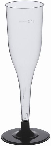 Starpak 50 Stiel-Gläser (Oberteile) für Sekt, PS 0,1 l Ø 5 cm · 17,5 cm glasklar