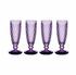 Villeroy & Boch Boston Coloured Sektglas 145 ml Lavender 4er Set