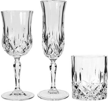 RCR 12 Kelchen und 6 Gläsern Opera Transparent - transparent Glas 1084100