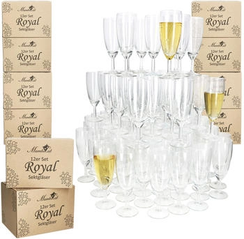 MamboCat 120er Set ROYAL Sektgläser - transparent Glas 4251967512686