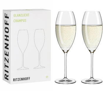 Ritzenhoff 8011003 Champagnerglas-Set #1 GLANZLICHT RDT 2024 in Geschenkbox