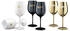 Käfer Cocktailglas Kelche im 2er Set, Glas, 600 ml 23 cm, schwarz
