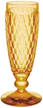 Villeroy & Boch Boston Saffron Sektglas, 120 ml, Kristallglas geeignet, gelb Villeroy & Boch Boston Saffron Sektglas, 120 ml, Kristallglas geeignet, gelb