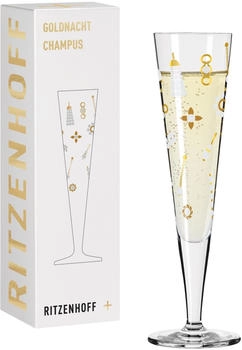 Ritzenhoff 1071040 Champagnerglas 200 ml - Serie Goldnacht Nr. 40, 2er Set mit Echt-Gold Ritzenhoff 1071040 Champagnerglas 200 ml - Serie Goldnacht Nr. 40, 2er Set mit Echt-Gold