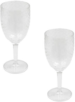 NeueTischkultur Sektglas 2er Set Kunststoff mit Blaseneffekt neuetischkultur