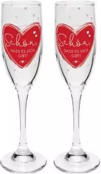 Sheepworld Sektglas Set Motiv "Sch&ouml;n" (48572)