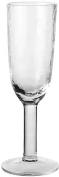 Broste Copenhagen Hammered Sektglas 20 cl Klar