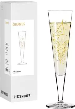 Ritzenhoff Champagnerglas #4 Steinbock (Z. Mubaza) H25