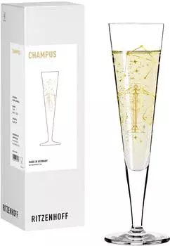 Ritzenhoff Champagnerglas #7 Waage (Z. Mubaza) H25