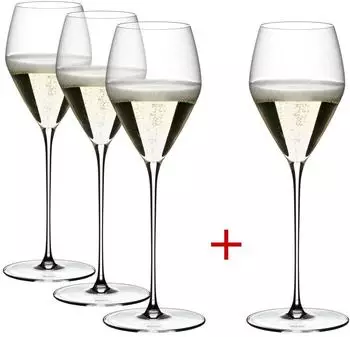 Riedel Veloce Champagner 4er Set