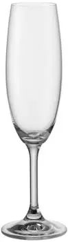 Bohemia Cristal Libera Sektgl&auml;ser-Set 12-tlg., Kristallglas, 220ml
