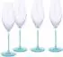 CreaTable Swirly Spring Sektgläser-Set, 4-tlg., multicolour (24587)