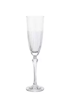 Crystalex Elisabeth Sektglas, geschliffen, 200ml, 6er-Set (Elisabeth)
