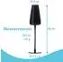 Intirilife Champagnerglas 6er-Set schwarz, 220ml, Kristallglas, spülmaschinenfest (IL-101001-6)