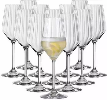 Spiegelau Lifestyle Champagnergläser Kristallglas 310ml 12er-Set
