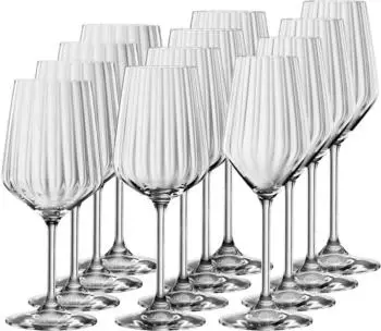 Spiegelau Lifestyle Wein- & Champagnergläser-Set, 12-teilig, Glas, transparent