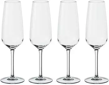 Villeroy & Boch Essential Sektglas, Glas, 4-tlg., 0,12L