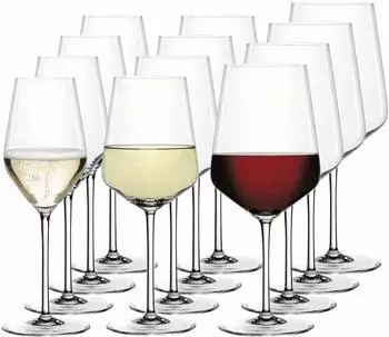 Spiegelau Style Wein- und Sektgläser-Set, Kristallglas, 12-teilig