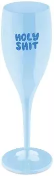 Koziol Cheers No. 1 Sektglas "Holy Shit" 100ml Thermoplastik (6283720)