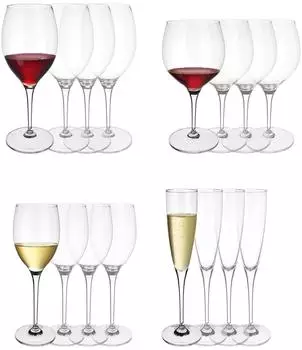 Villeroy & Boch Maxima Wein- und Sektgl&auml;ser-Set, 16-teilig (15236155-0)