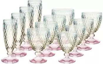 Villeroy & Boch Boston Pearl Wein- und Sektgl&auml;ser-Set, 12-teilig (59754429-0)