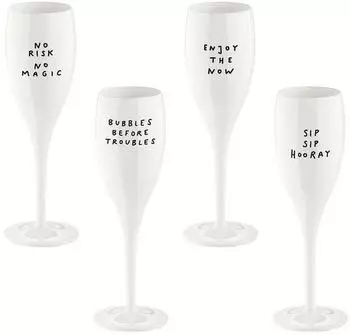 Koziol CHEERS No. 1 Sektgl&auml;ser-Set 4-tlg., 100ml (6299525)
