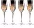 Alpina Champagnergläser Set, geräuchert, 4-teilig