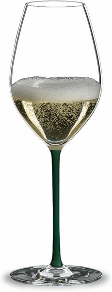 Riedel Fatto A Mano Champagner Weinglas Grün