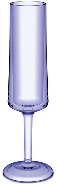 Koziol Club No.5 Champagnerglas ikonisches Design blau