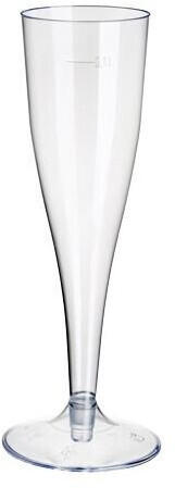 Starpak 10x10 StielGläser für Sekt, PS 0,1 l Ø 5,1 cm · 17 cm glasklar einteilig 4002911221945
