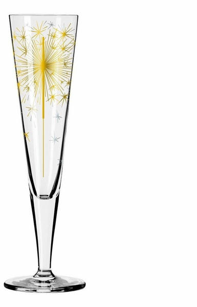 Ritzenhoff Champus Goldnacht Champagnerglas 005 Wunderkerze Petra Mohr 2019