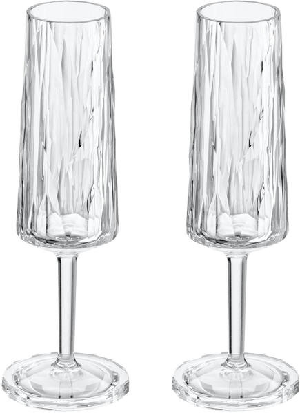 Koziol Club Superglas No.14 Champagnerglas 2er-Set