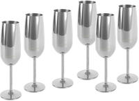 ECHTWERK Champagnerglas Sektglas, Sektkelch, Champagnerkelch, bruchsicher, 250 ml